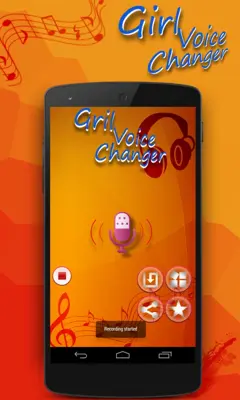 Girl Voice Changer android App screenshot 2